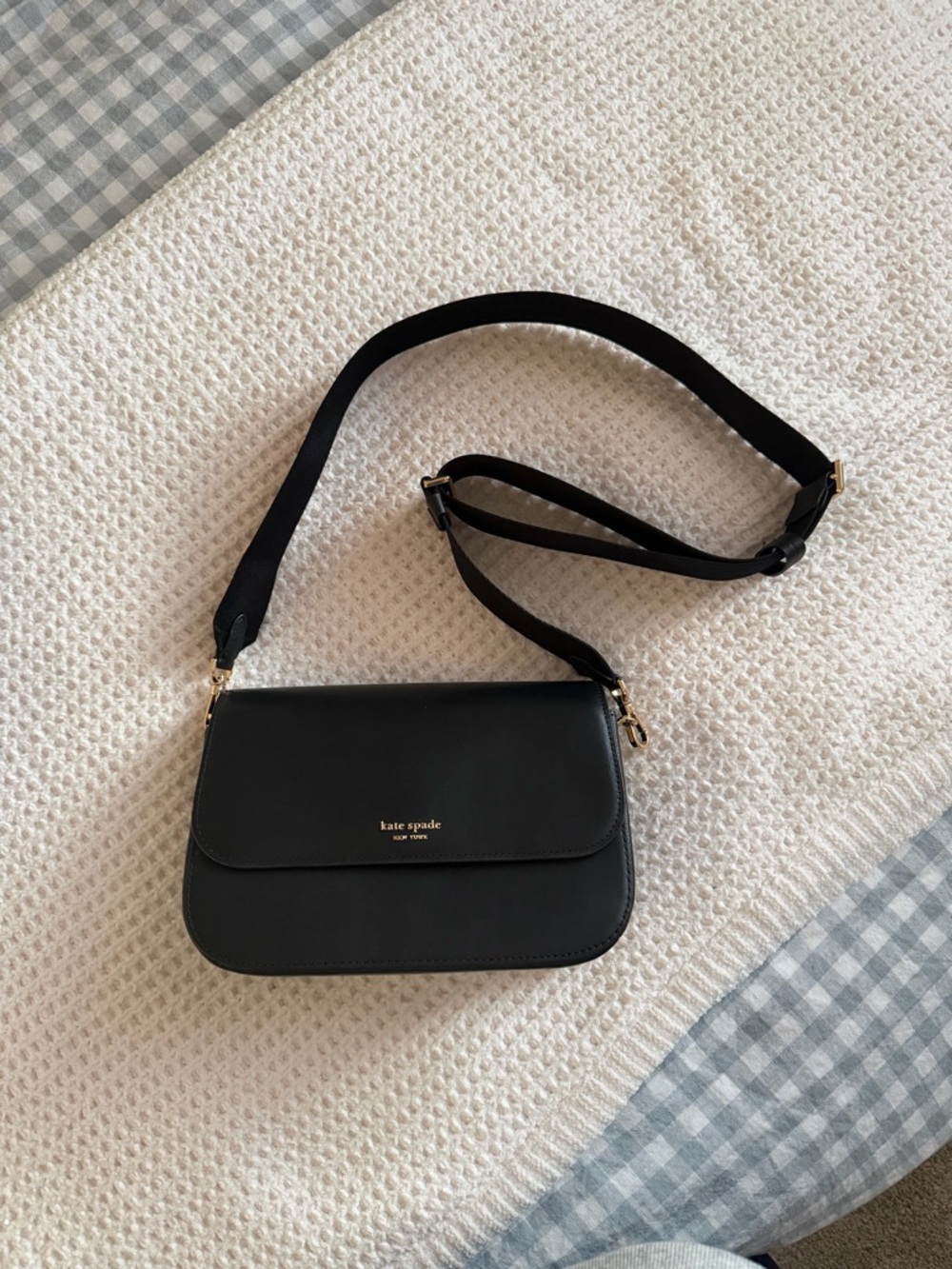 Kate Spade Black Leather Crossbody Bag